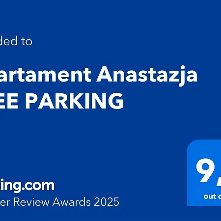 아파트 Anastazja Free Parking